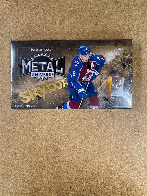 2022/23 upper deck skybox metal universe hockey hobby box|metal universe hockey boxes.